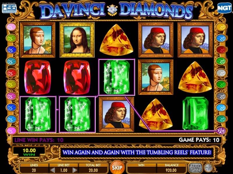 DaVinci Diamon Slot Review